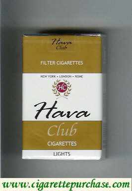 Hava Club cigarettes Lights soft box